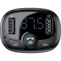 Зарядное устройство Baseus Car Charger 2хUSB T Shaped S-09A Car Bluetooth MP3 Player Black (CCMT000001) фото 4