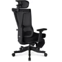 Крісло Mealux S6 Air Fabric Black (HF-S6 F/B): Оснащення Підголівник, підлокітники, З коліщатками, З хрестовиною, Підставка для ніг