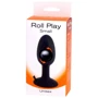 Seven Creations Roll Play Small - анальная пробка с шариком внутри, 7х2,8 см