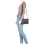 Женская сумка через плечо Guess Naya Doudle Zip Crossbody коричневая (HWQL7881700-BBL): Пол Женский