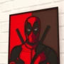 Дерев'яна картина-розмальовка Wortex Woods Постер Дедпул 35х27 (3DP40012)