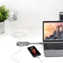 Адаптер HooToo Shuttle USB-C to USB-C+HDMI+3xUSB 3.0+SD Hub Space Grey (HT-UC001-SG) фото 6