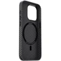 Чехол для iPhone WIWU Kevlar Magnetic Series Black for iPhone 14 Pro (LCC-107): Цвет черный