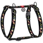 Шлея WAUDOG Nylon с QR-паспортом рисунок Рик и Морти 3 L 25 мм 50-90 см черный (5160-0282)