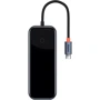 Адаптер Baseus Adapter AcmeJoy USB-C to 3xUSB3.0+USB-C Dark Grey (WKJZ010013): Колір серый