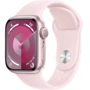 Apple Watch Series 9 41mm GPS Pink Aluminum Case with Pink Sport Band - S/M (MR933) 