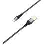 Кабель Borofone USB Cable to Lightning Tasteful 1.2m Black (BU11)