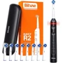 Зубная щетка Bitvae R2 Rotating с футляром и 8 насадками black