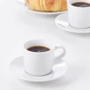 Чашка эспрессо с блюдцем IKEA 365+ белая (10283409): Объем 60 мл