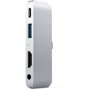 Адаптер Satechi Adapter Pro USB-C to USB-C+USB3.0+HDMI+Mini-jack 3.5 Silver (ST-TCMPHS)