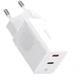 Зарядний пристрій Baseus Wall Charger 2xUSB-C GaN5 Pro 40W White (CCGP180102): Кабель в комплекті отсутствует