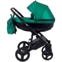 Коляска 2 в 1 Bair Crystal 100% кожа BC-35 зелёный перламутр — черный (624453): Количество блоков 1