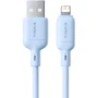Кабель Baseus USB Cable to Lightning Silky Series 2.4A 1m Blue (P10377702313-00)