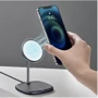 Зарядний пристрій Baseus Wireless Charger Stand MagSafe Swan Black (WXSW-01) for iPhone 16 I 15 I 14 I 13 I 12 series фото 8