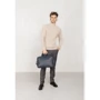 Мужская конференц-сумка The Wings Briefcase 2.0 синяя (TW-Briefcase-2-blue-flo): Фактура Матовая, Зернистая