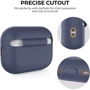 Чехол для наушников AhaStyle Silicone Case with strap Midnight Blue (X003E41MYN) for Apple AirPods Pro 2 фото 3