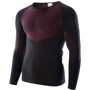Термолонгслив Hi-Tec Higlo Top (HIGLO TOP-BLACK/DARK RED) 50-54 (XL-XXL) чорний: Розмір 52, 50