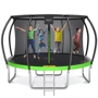 Батут 4FIZJO Premium 14FT 435 см 4FJ0606 Black/Green с внутренней сеткой (4FJ0606) фото 2