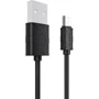 Кабель Baseus USB Cable to microUSB Yaven 1m Black (CAMUN-01): Длина 1 м