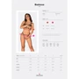 Сексуальный комплект Obsessive Badossa 2-pcs set black L/XL