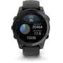 Смарт-часы Garmin Fenix E 47mm Slate Grey Steel with Black Silicone Band (010-03025-01): Материал ремешка Силикон