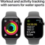Apple Watch Series 10 46mm GPS + Cellular Natural Titanium Case з Stone Grey Sport Band - S/M (MWY93)