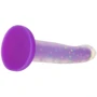Светящийся в темноте фаллоимитатор ADDICTION Rave 8″ Glow in the Dark Dildo Purple Confetti