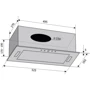 Вытяжка Ventolux Punto 52 WH (700) PB PC: Тип воздухоочистителя Отвод