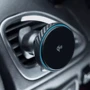 Держатель Proove Car Holder Wireless Charger Graphite Circle Qi2 15W Black (WHGC15010001): Совместимость Для смартфона, Apple
