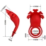 Ерекційне віброкільце LYBAILE Pretty Love - Vibration Penis Ring Ruben Red (BI-210311)