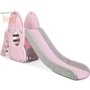Детская горка Ракета с баскетбольным кольцом Bambi L-HJ01-8 (pink)