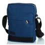 Чоловіча сумка планшет DNK Leather синя (DNK Bag 724-2): Застібка Блискавка