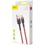 Кабель Baseus USB Cable to USB-C Cafule 2A 3m Red (CATKLF-U09) фото 14