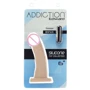 Изогнутый фаллоимитатор на присоске ADDICTION — Edward 6” Curved Dong, + вибропуля