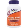 NOW Foods Grape Seed 60 mg 180 veg caps (Экстракт виноградных косточек)