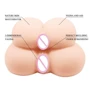 Мега мастурбатор с двойной вибрацией Crazy Bull - Dual Vagina And Ass Vibrating, BM-009136
