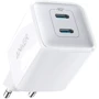 Зарядний пристрій ANKER Wall Charger 2xUSB-C PowerPort 521 Nano Pro 40W White (A2038G21)