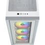 Корпус Corsair iCUE 4000X RGB Tempered Glass White (CC-9011205-WW) фото 8