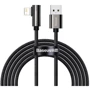 Кабель Baseus USB Cable to Lightning Legend Elbow 2.4A 2m Black (CALCS-A01)