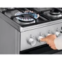 Плита комбінована Electrolux EKK54950OX: Кількість газових конфорок 4