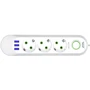 Сетевой фильтр Voltronic Power F04U White 4 розетки 3xUSB 1.5м (F04U-WHITE): Количество розеток, шт 3