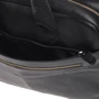 Мужская сумка мессенджер Borsa Leather черная (K11118-black): Тип ручки Со съемным ремнем, Плечевой ремень, С двумя ручками, Короткая ручка