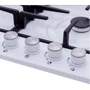 Варочная поверхность газовая Perfelli HGM 61490 WH: Расположение панели Фронтальное