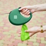 Поводок-рулетка для собак WAUDOG R-leash с контейнером для пакетов S зеленый до 12 кг 3 м (262718) фото 10