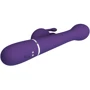 Вибратор с ротацией и толчками LYBAILE Pretty Love Dejon Dark Purple (BW-500014-2)