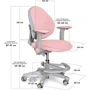 Детское кресло Evo-kids Mio-KP (арт.Y-407 KP): Глубина, см 31-38