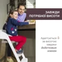 Стульчик для кормления Chicco Crescendo Up 3 в 1 бежевый (87046.85): Наклон спинки нет