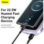 Внешний аккумулятор Baseus Power Bank 20000mAh Qpow Display Quick Charging 20W Purple (PPQD-H05)