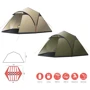 Палатка Grand Canyon Black Knob 10 Capulet Olive (330015) (DAS302743): Материал тента Polyester 68D 190T PU DWR
