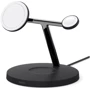 Зарядний пристрій Belkin Wireless Charger Base Station MagSafe Black (WIZ017VFBK) для iPhone 16 I 15 I 14 I 13 I 12 series and Apple Watch